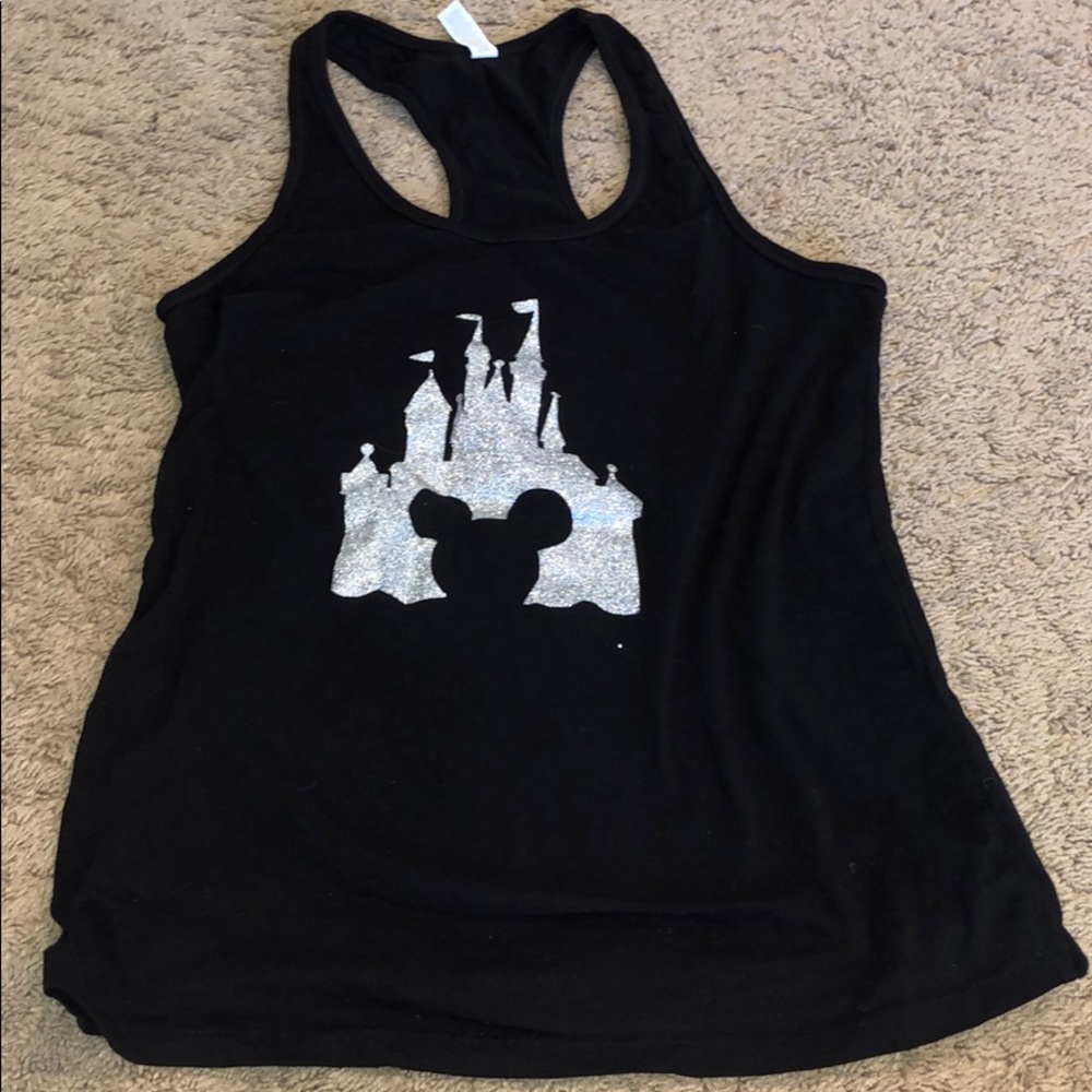 black cheer worlds team tank top